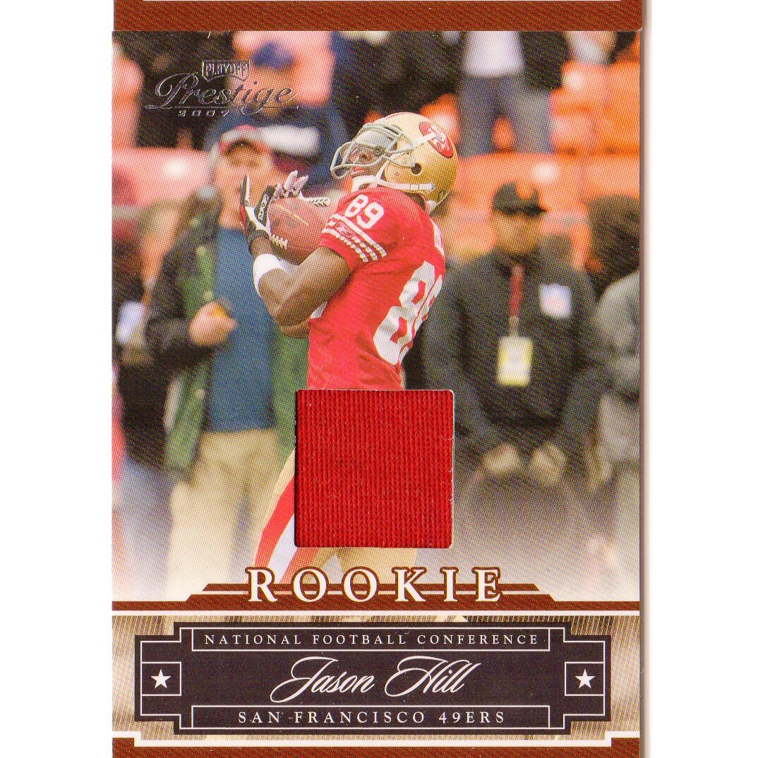 2008 Playoff Prestige Rookie Review Materials #176 Jason Hill