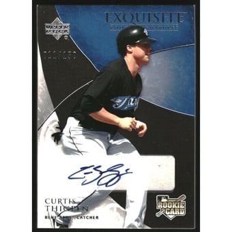 2007 Exquisite Collection Rookie Signatures #142 Curtis Thigpen AU/150 (RC)