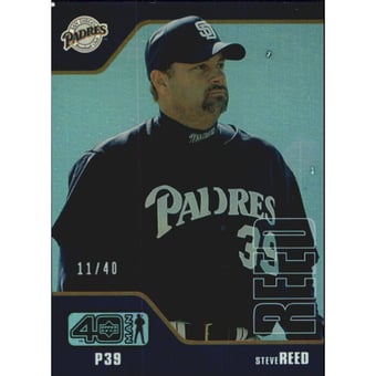 2002 Upper Deck 40-Man Electric Rainbow #855 Steve Reed