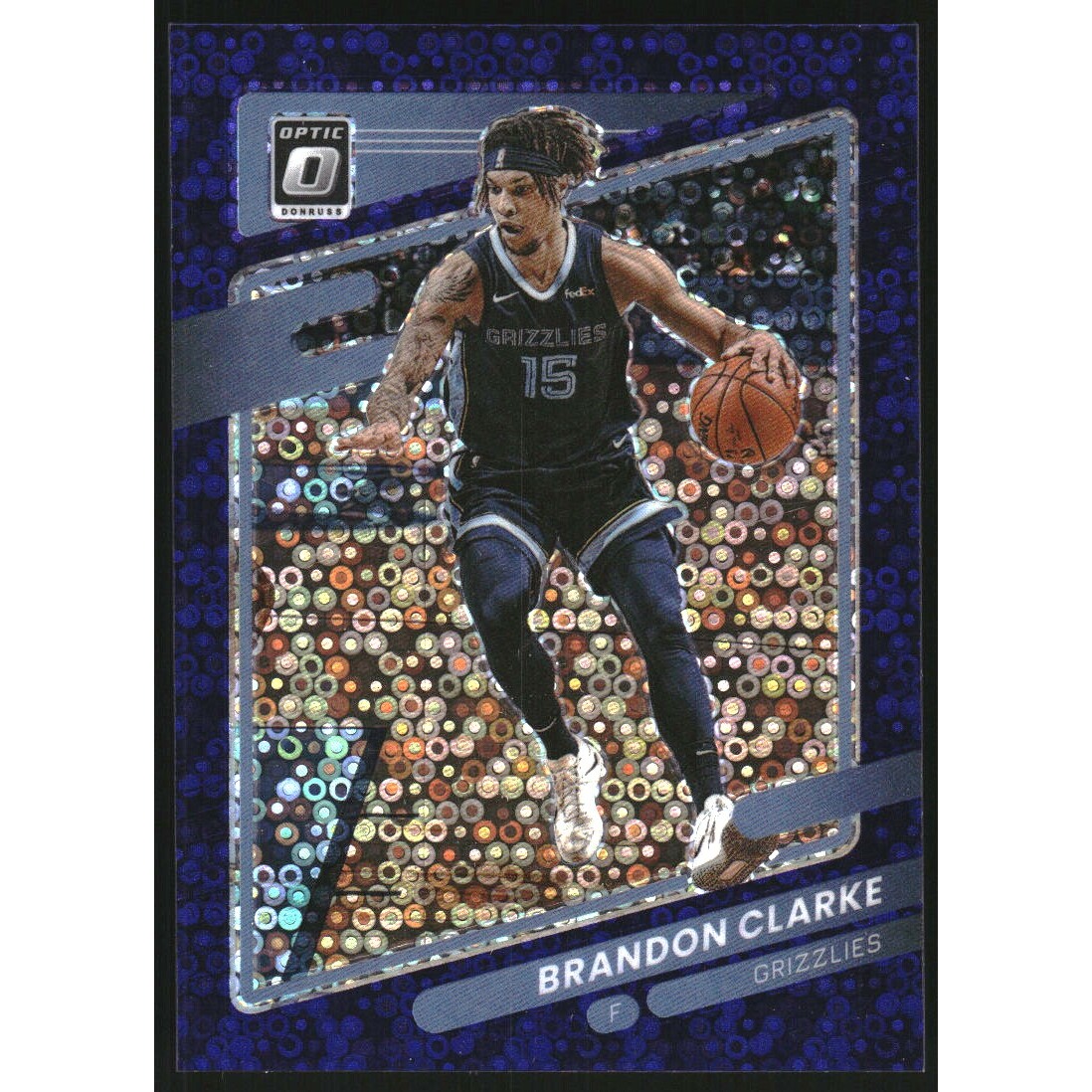 2021-22 Donruss Optic Fast Break Purple #82 Brandon Clarke 2021-22 Donruss Optic Fast Break Purple #82 Brandon Clarke