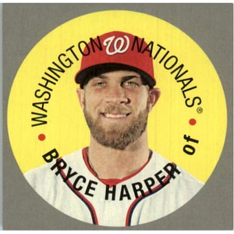 2016 Topps Heritage Discs #67TDCBH Bryce Harper