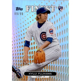 2013 Finest Orange Refractors #44 Kyuji Fujikawa