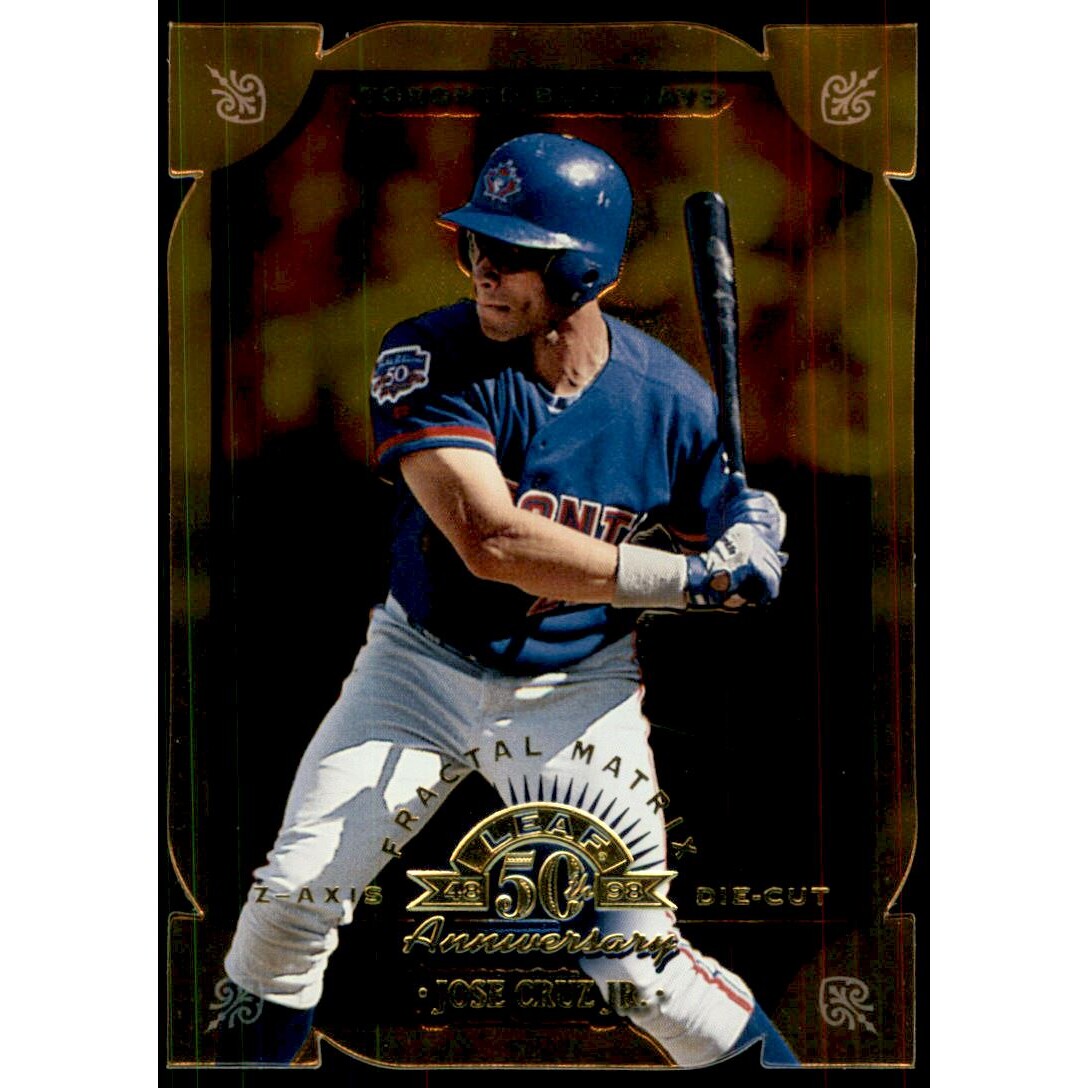 1998 Leaf Fractal Matrix Die Cuts #13 Jose Cruz Jr. GZ