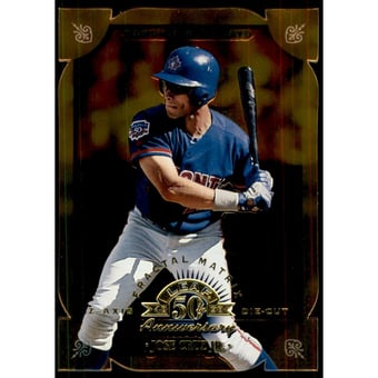1998 Leaf Fractal Matrix Die Cuts #13 Jose Cruz Jr. GZ