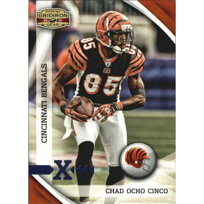 2010 Panini Gridiron Gear Platinum X's #31 Chad Ochocinco. rookie card picture