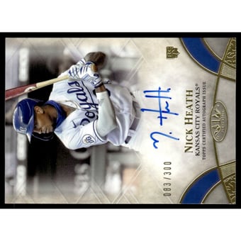 2021 Topps Tier One Break Out Autographs #BOANHE Nick Heath/300