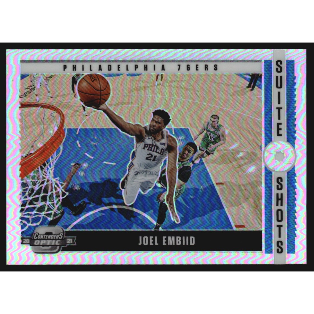 2020-21 Panini Contenders Optic Suite Shots #16 Joel Embiid