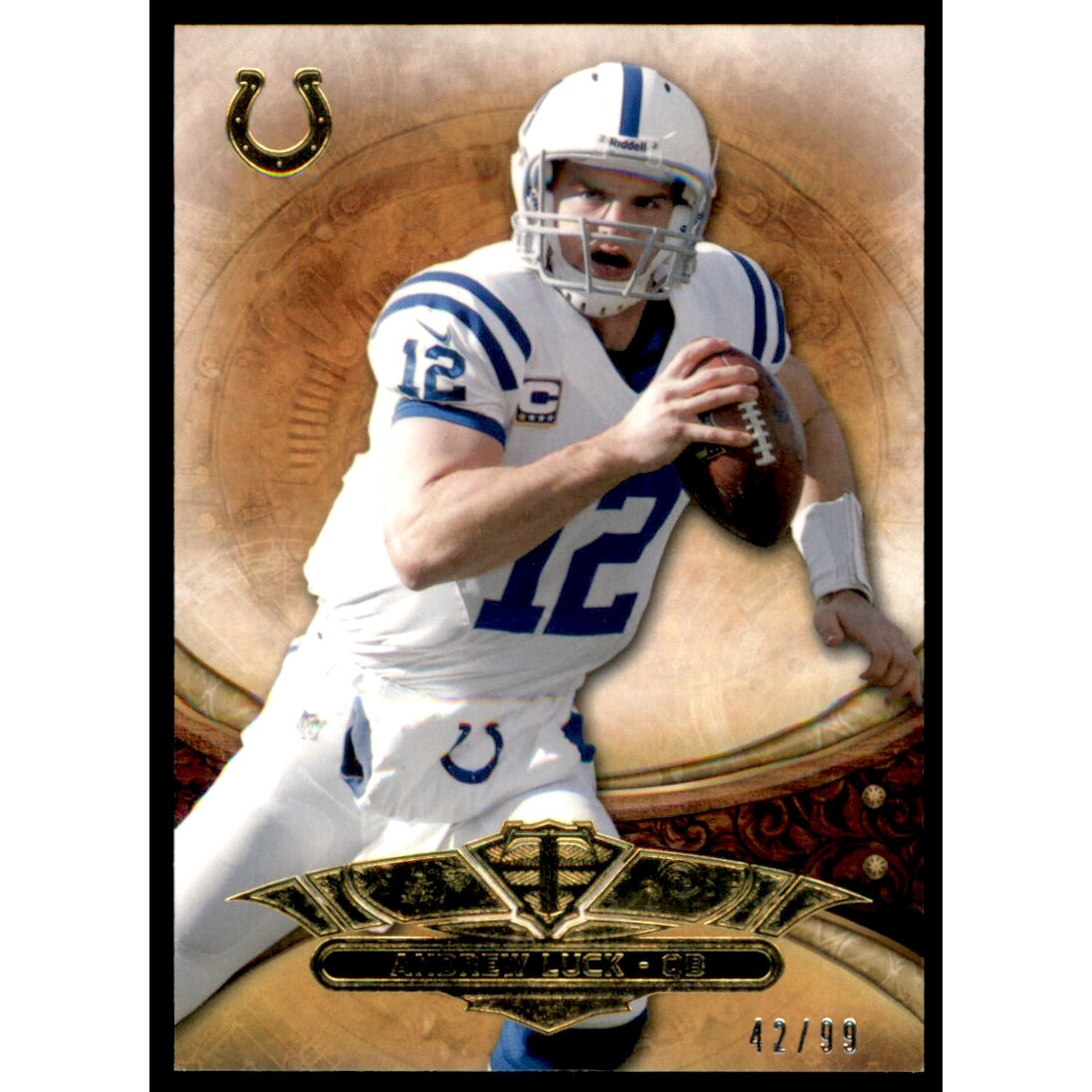 2013 Topps Triple Threads Gold #33 Andrew Luck. rookie card picture