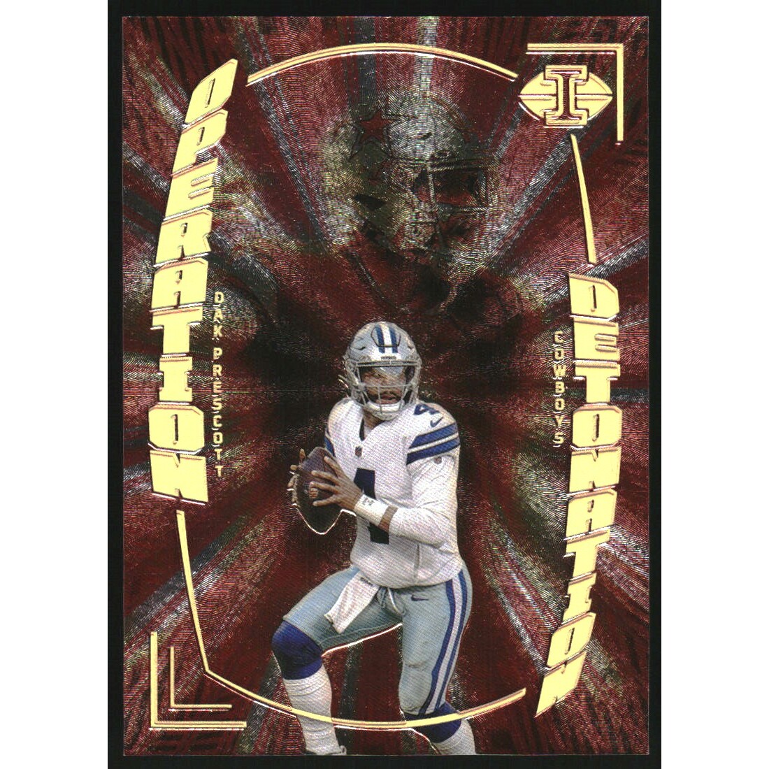 2022 Panini Illusions Operation Detonation Red #5 Dak Prescott