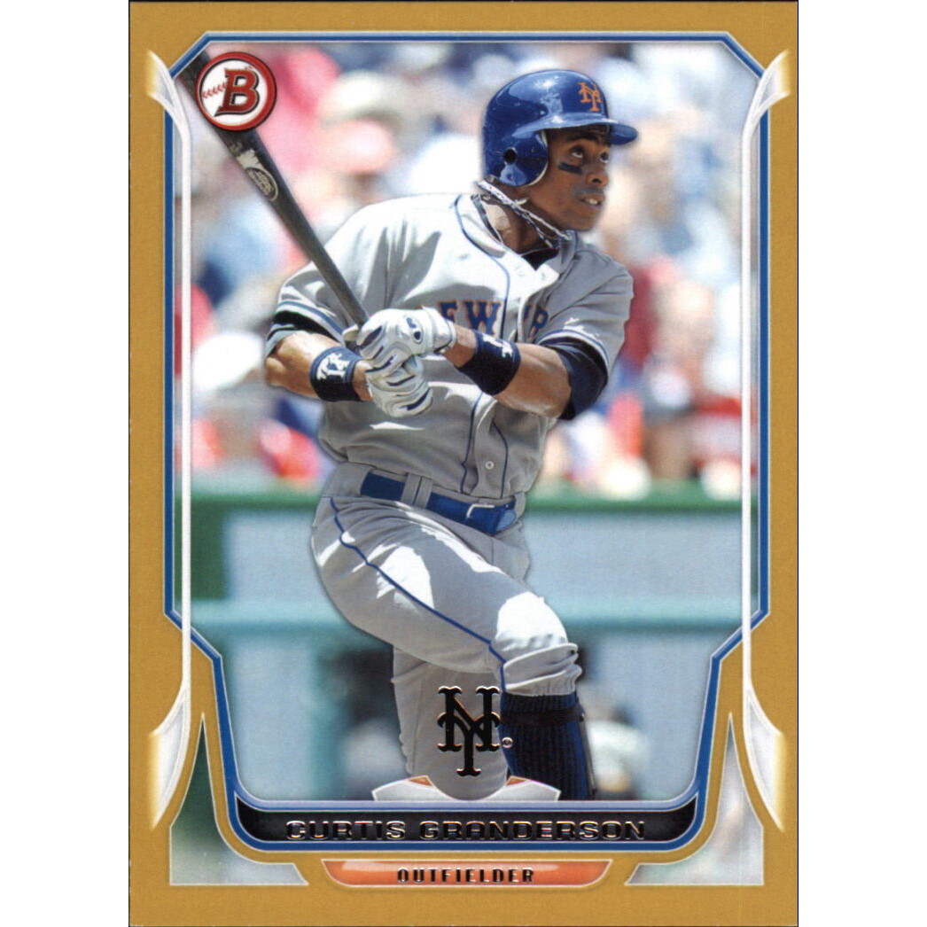 2014 Bowman Gold #58 Curtis Granderson 2014 Bowman Gold #58 Curtis Granderson