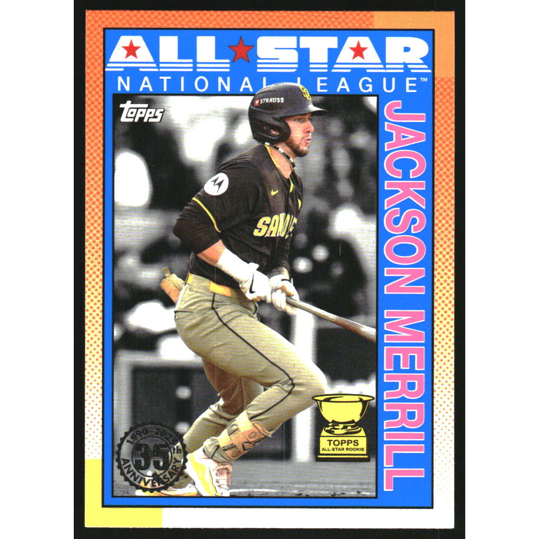 2025 Topps '90 Topps All Star Pink #90AS4 Jackson Merrill