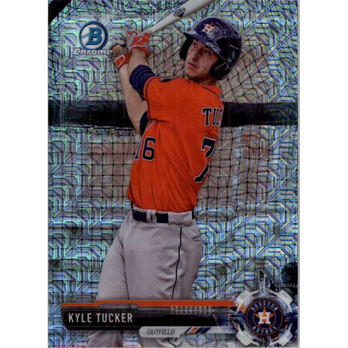 2017 Bowman Chrome Mega Box Prospects Refractors #BCP28 Kyle Tucker. rookie card picture