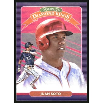 2020 Donruss Holo Red #23 Juan Soto DK