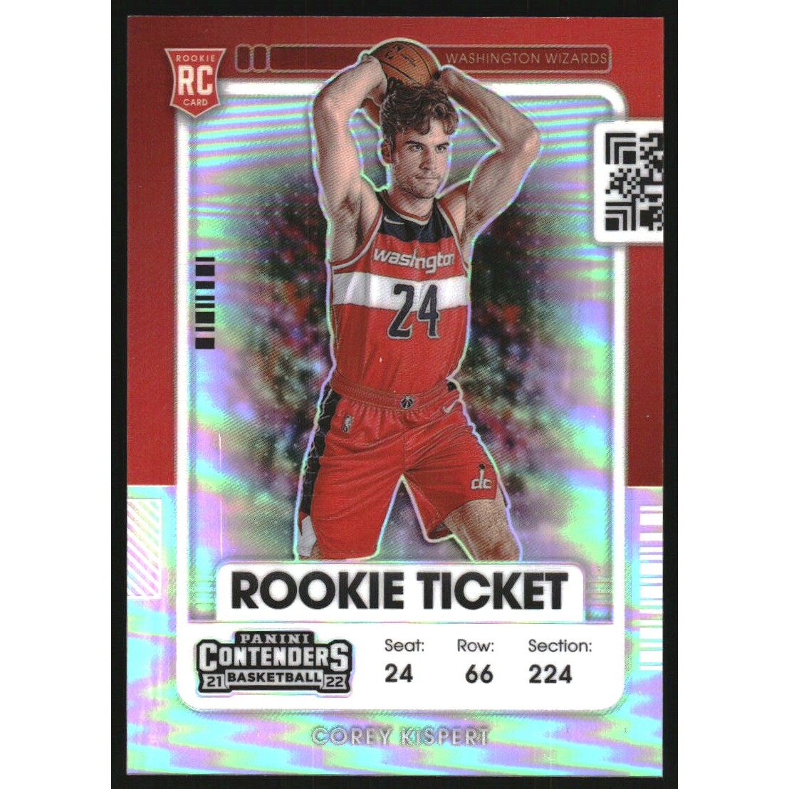 2021-22 Panini Contenders Photo Varitations #115 Corey Kispert 2021-22 Panini Contenders Photo Varitations #115 Corey Kispert