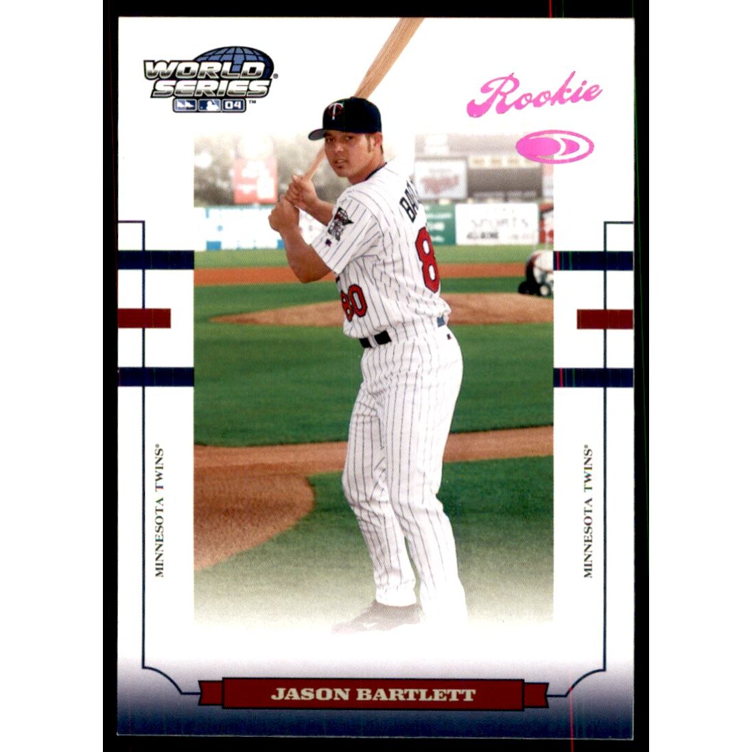 2004 Donruss World Series HoloFoil 100 #177 Jason Bartlett. rookie card picture
