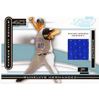 2003 Playoff Piece of the Game Platinum #POG98 Runelvys Hernandez Jsy