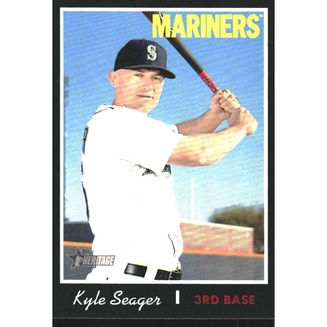 2019 Topps Heritage Black Border #271 Kyle Seager