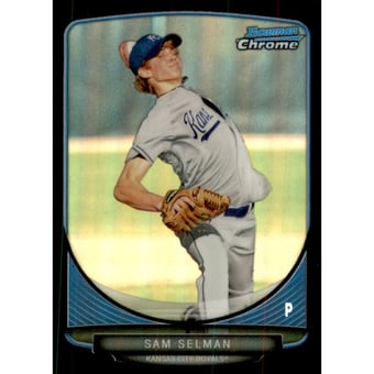 2013 Bowman Chrome Mini Black Refractors #265 Sam Selman