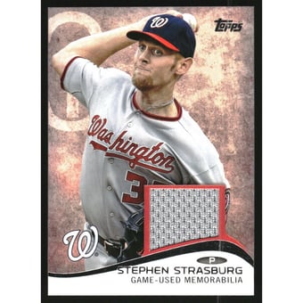 2014 Topps Mini Relics #MRSS Stephen Strasburg