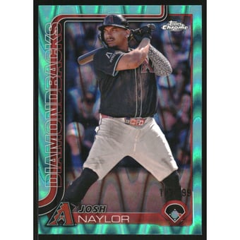 2025 Topps Chrome Aqua RayWave Refractors #15 Josh Naylor