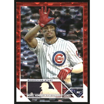 2023 Topps Update Orange Foilboard #US41 Christopher Morel
