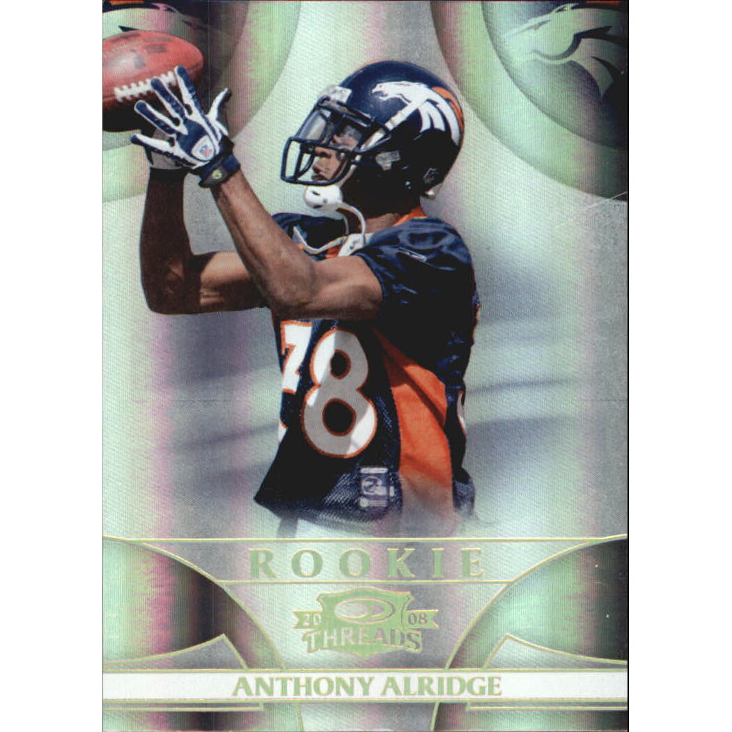 2008 Donruss Threads Gold Holofoil #154 Anthony Alridge