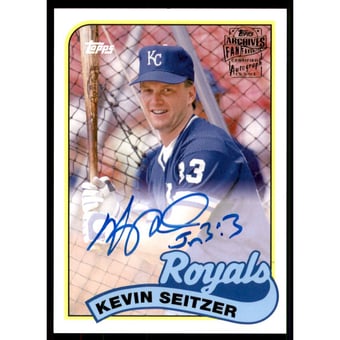 2017 Topps Archives Fan Favorites Autographs #FFAKS Kevin Seitzer
