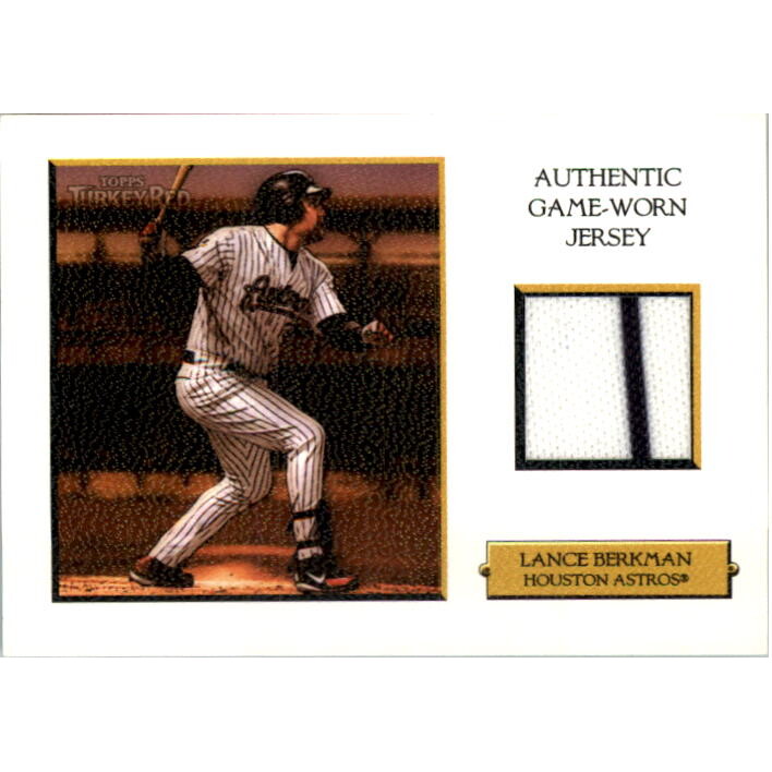 2006 Topps Turkey Red Relics White #LB Lance Berkman Jsy