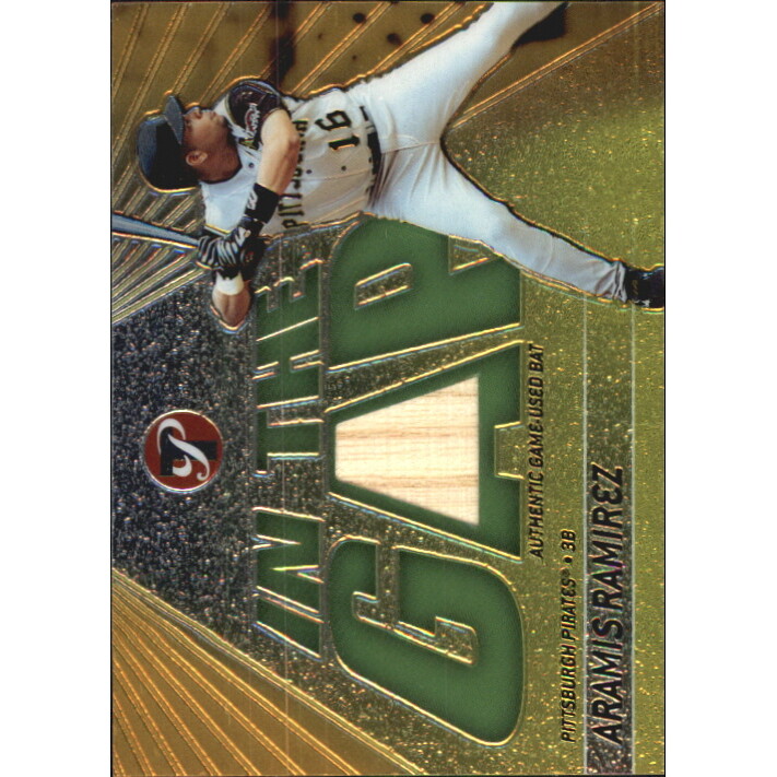 2002 Topps Pristine In the Gap #ARA Aramis Ramirez Bat A. rookie card picture