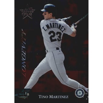 2002 Leaf Rookies and Stars Longevity #246A Tino Martinez Mariners SP