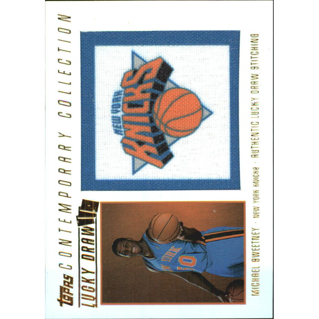 2003-04 Topps Contemporary Collection Lucky Draw 50 #LD25 Mike Sweetney 2003-04 Topps Contemporary Collection Lucky Draw 50 #LD25 Mike Sweetney