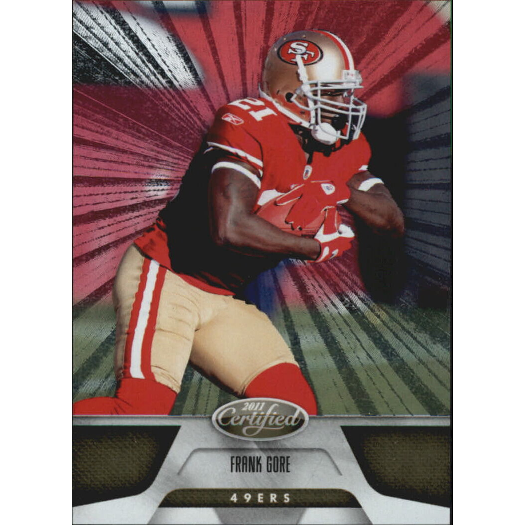 2011 Certified Platinum Gold #125 Frank Gore
