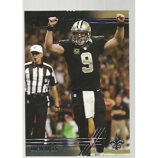 2014 Topps Prime #100B Drew Brees SP/(black jersey). rookie card picture