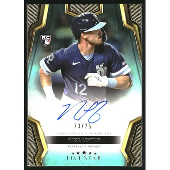 2024 Topps Five Star Autographs Aqua #FSANL Nick Loftin