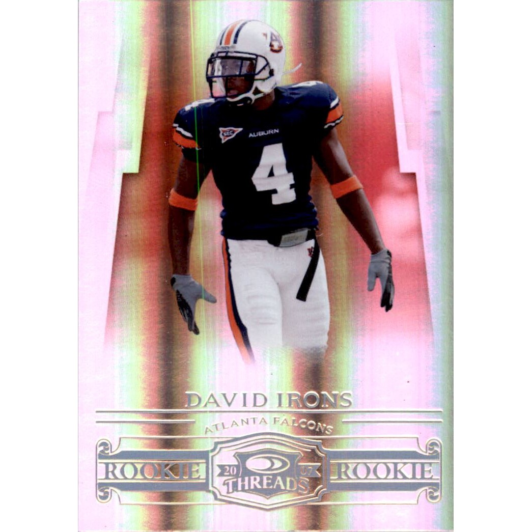 2007 Donruss Threads Gold Holofoil #161 David Irons