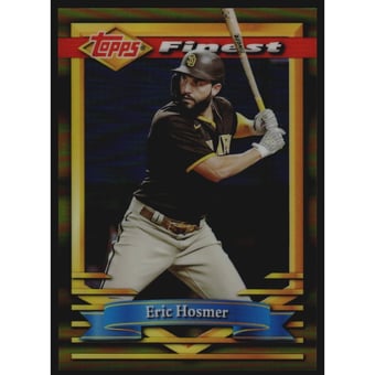 2021 Finest Flashbacks Gold Refractors #14 Eric Hosmer