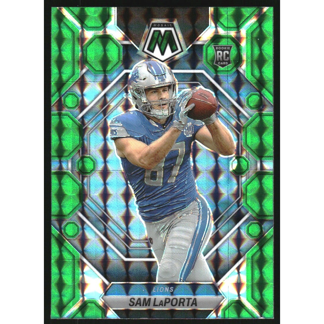2023 Panini Mosaic Mosaic Green #360 Sam LaPorta. rookie card picture