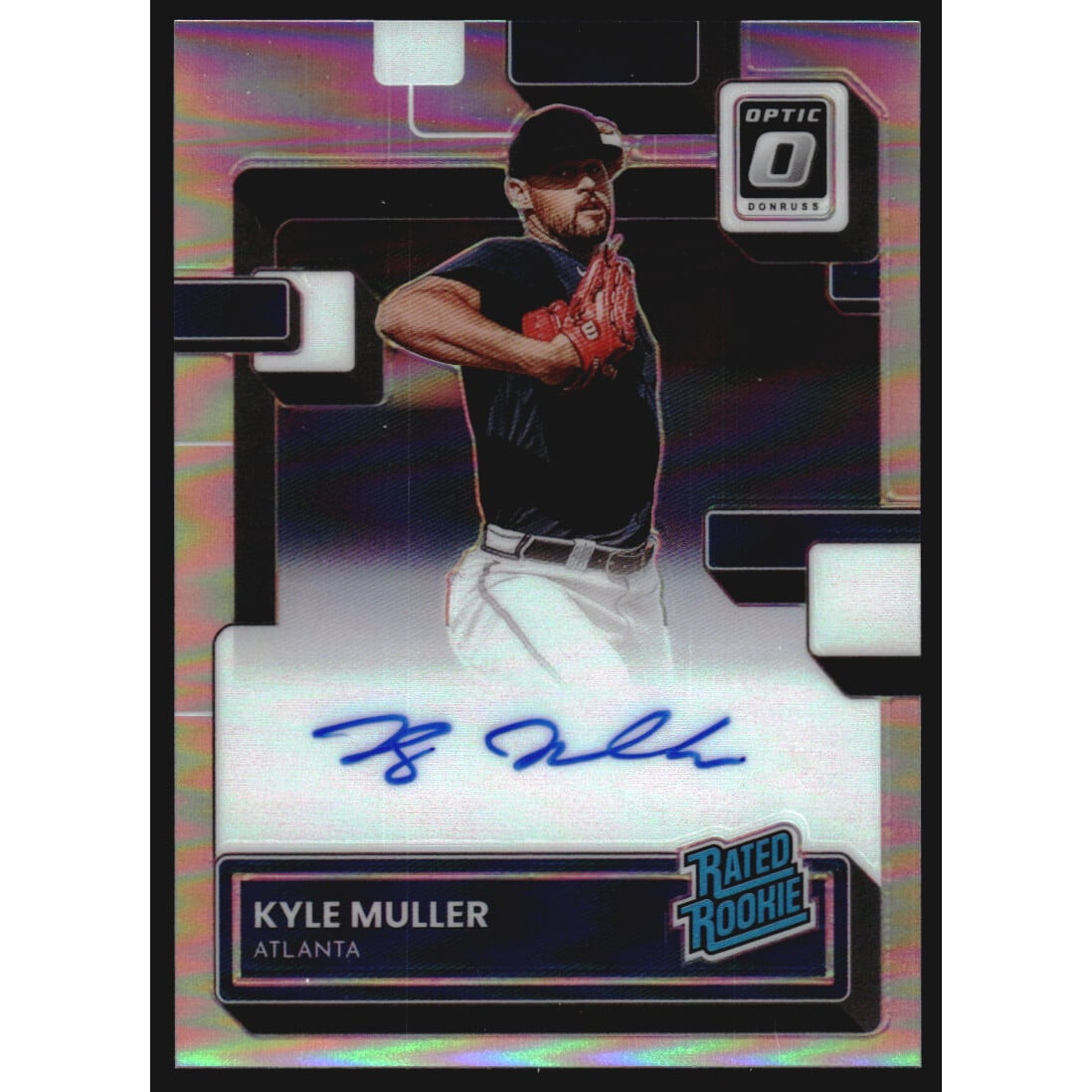 2022 Donruss Optic Rated Rookies Signatures Holo #2 Kyle Muller