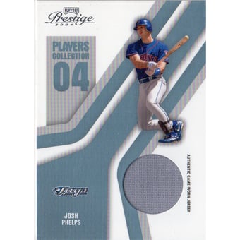 2004 Playoff Prestige Players Collection Jersey Platinum #45 Josh Phelps