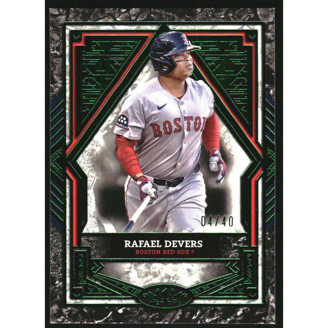 2025 Topps Tier One Green Foil #60 Rafael Devers 2025 Topps Tier One Green Foil #60 Rafael Devers