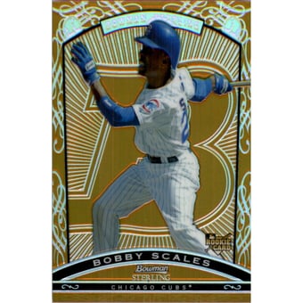 2009 Bowman Sterling Gold Refractors #BS Bobby Scales