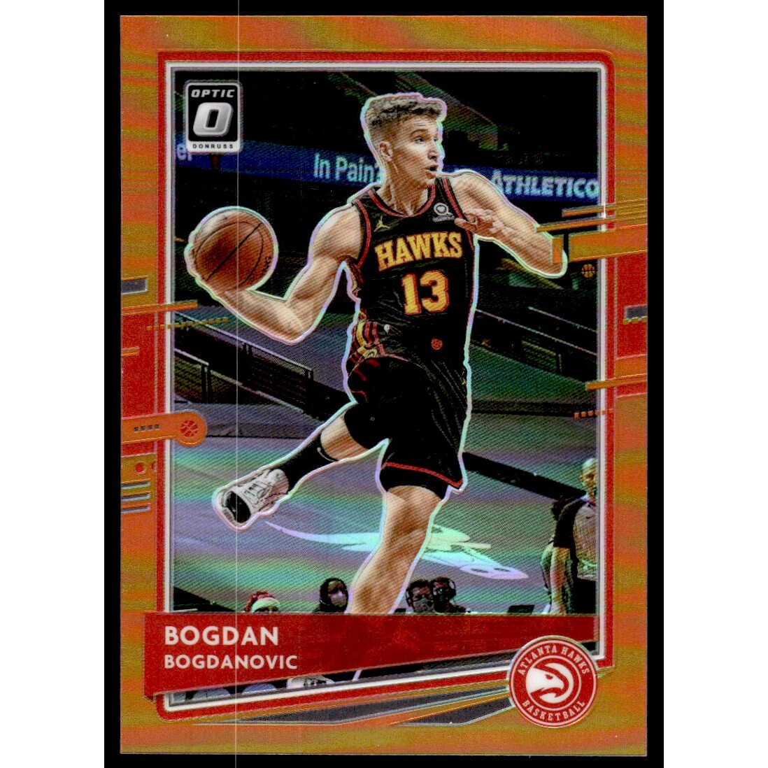 2020-21 Donruss Optic Orange #104 Bogdan Bogdanovic