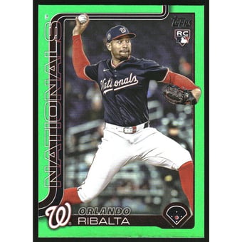 2025 Topps Update Green Rainbow Foil #US203 Orlando Ribalta