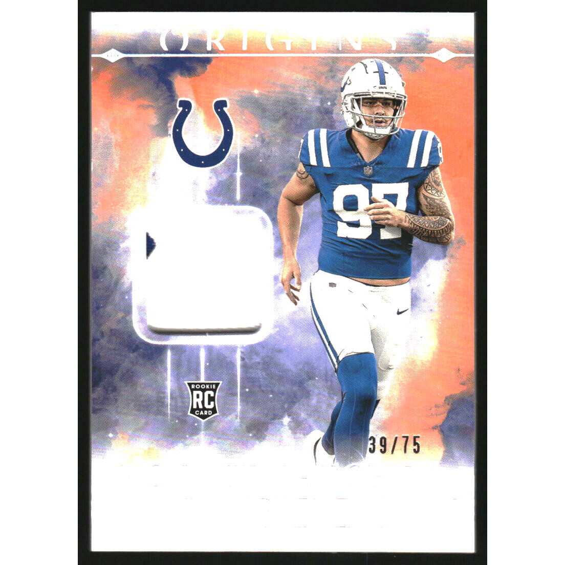 2024 Panini Origins Rookie Patches Orange #21 Laiatu Latu