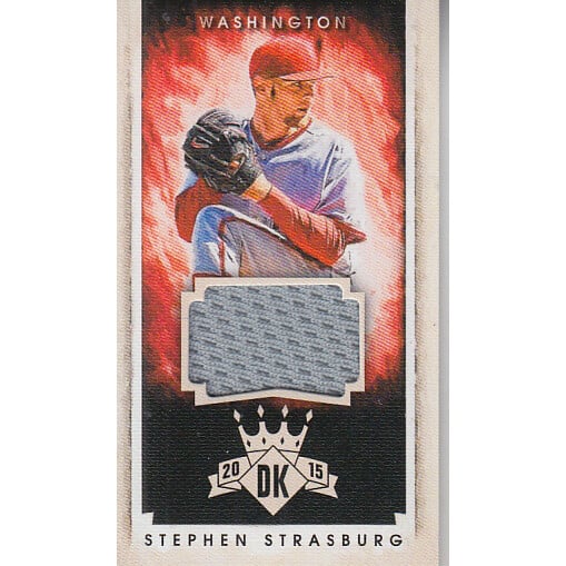 2015 Diamond Kings DK Minis Materials #127 Stephen Strasburg/99