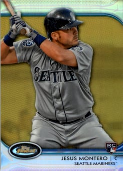 2012 Finest Gold Refractors #72 Jesus Montero
