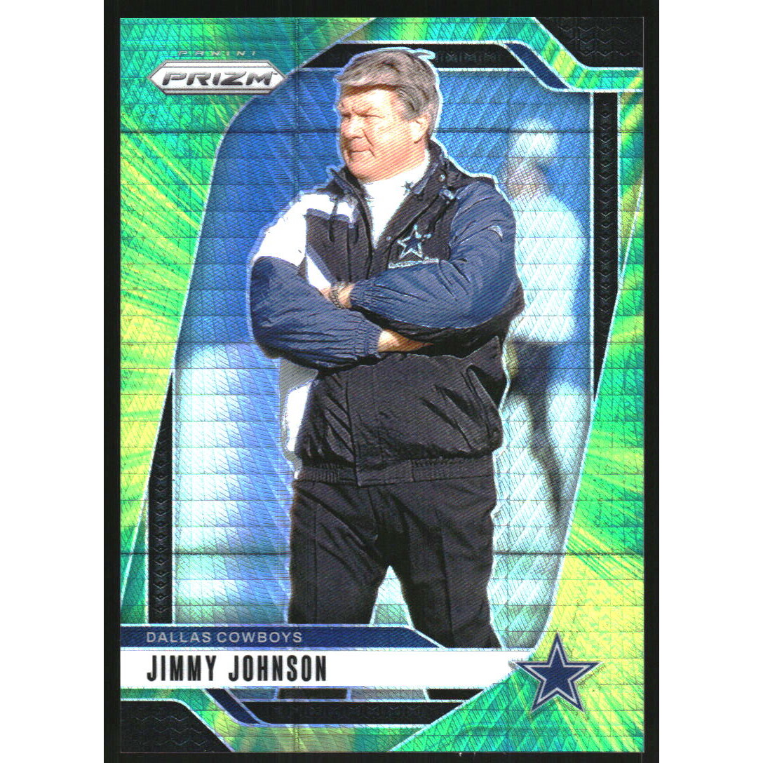 2024 Panini Prizm Prizms Hyper #82 Jimmy Johnson