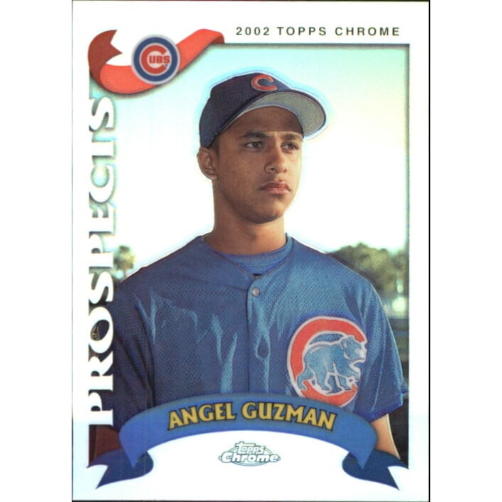 2002 Topps Chrome Traded Refractors #T248 Angel Guzman. rookie card picture