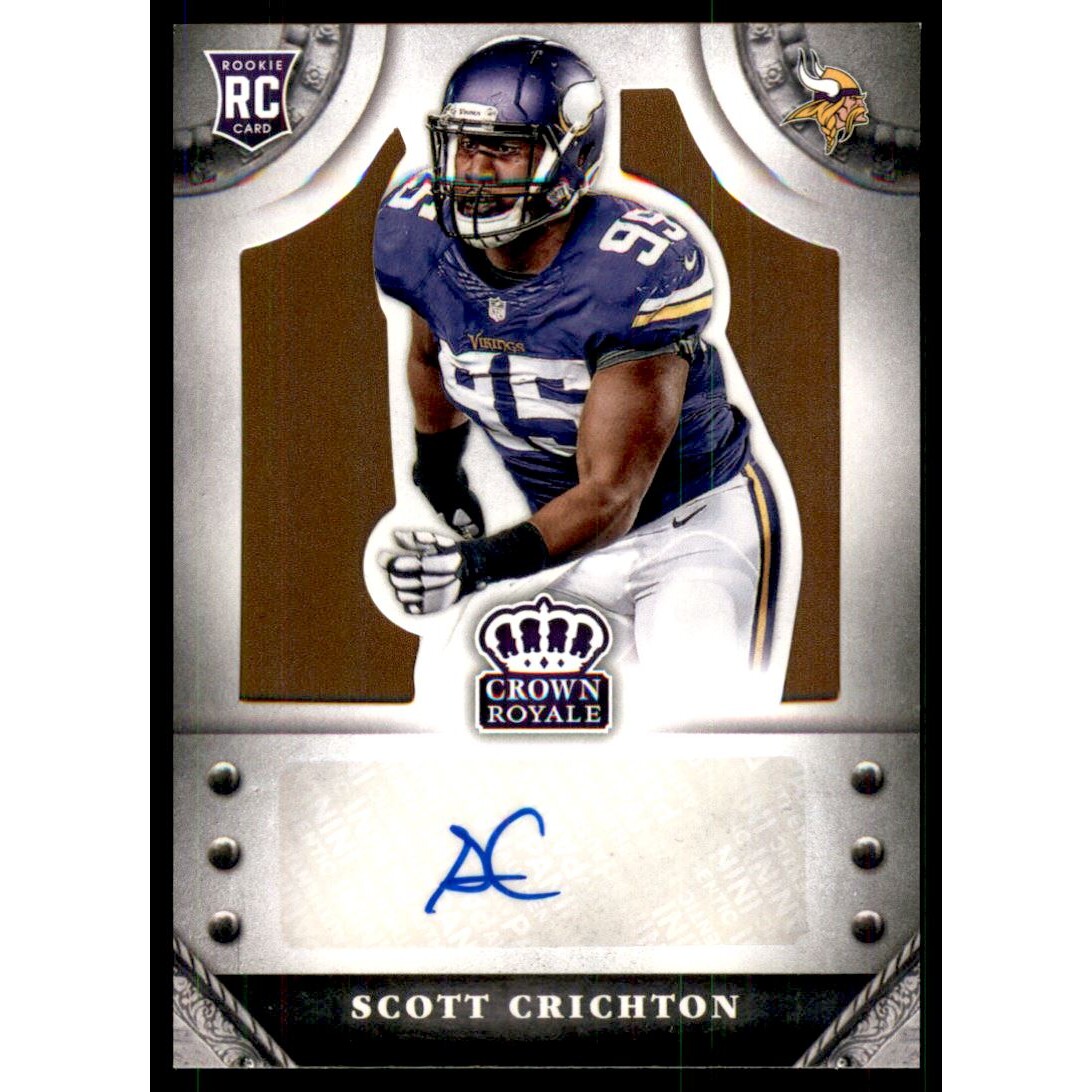 2014 Crown Royale Rookie Signatures Retail Bronze #SSC Scott Crichton/99