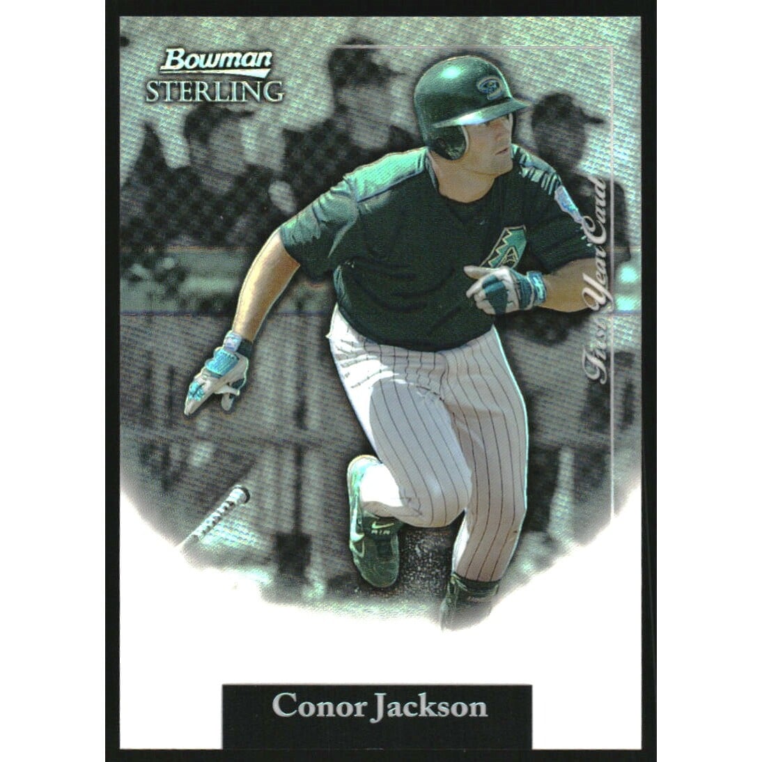 2004 Bowman Sterling Refractors #CJ Conor Jackson FY. rookie card picture